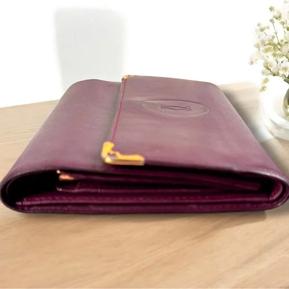 Cartier Trifold Snap Button Wallet with Kiss-Lock - Picture 5 of 16